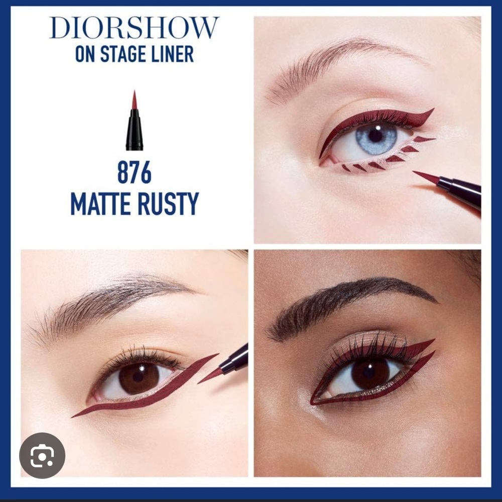 Dior Diorshow On Stage Liner - 876 Matte Rust - Picture 1 of 2